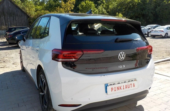 Volkswagen ID.3 cena 50900 przebieg: 23711, rok produkcji 2022 z Ustrzyki Dolne małe 379